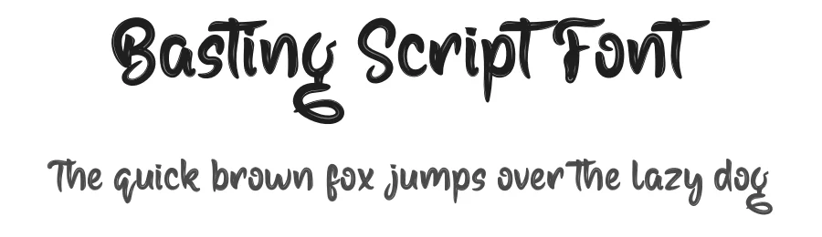 Basting Script Font by productype — Script Handwritten Font