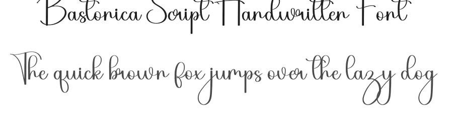 Bastonica Script Handwritten Font by inermediaSTUDIO — Script Handwritten Font