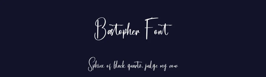 Bastopher Font by letterenastudios — Script Handwritten Font — thumbnail 2