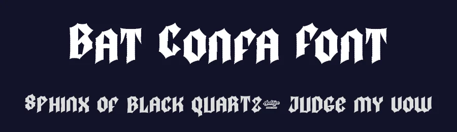 Bat Confa Font by noahtype — Blackletter Font — thumbnail 2