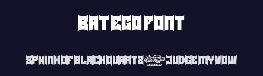 Bat Ego Font by noahtype — Blackletter Font — thumbnail 2