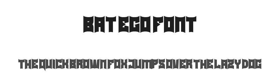 Bat Ego Font by noahtype — Blackletter Font
