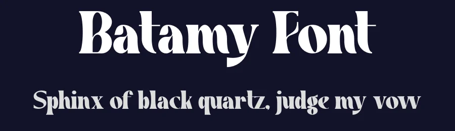 Batamy Font by Marvadesign — Serif Font — thumbnail 2