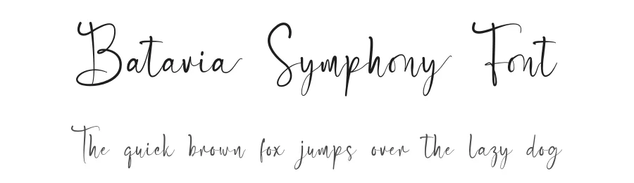 Batavia Symphony Font by Bluestype Studio — Script Handwritten Font