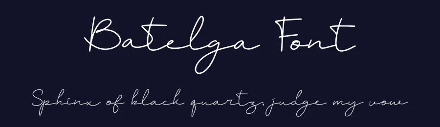 Batelga Font by Denustudios — Script Handwritten Font — thumbnail 2