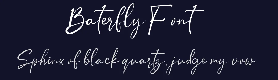 Baterfly Font by inermediaSTUDIO — Script Handwritten Font — thumbnail 2