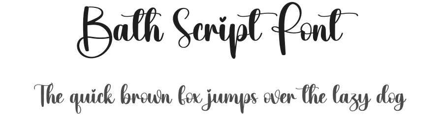Bath Script Font by creativeletter — Script Handwritten Font