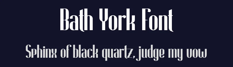 Bath York Font by BearyType Studio — Sans Serif Font — thumbnail 2