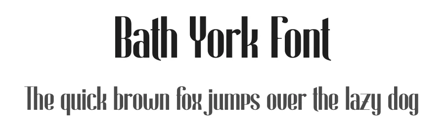 Bath York Font by BearyType Studio โ Sans Serif Font