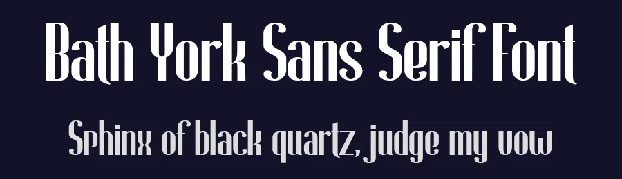 Bath York Sans Serif Font by bearydsgn — Serif Font — thumbnail 2
