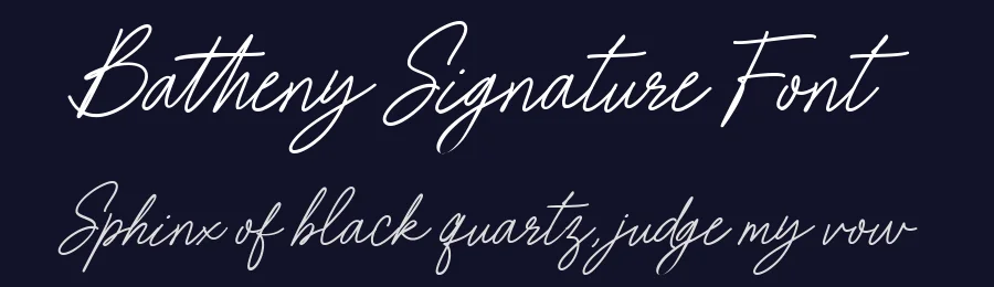 Batheny Signature Font by metafontsy — Script Handwritten Font — thumbnail 2