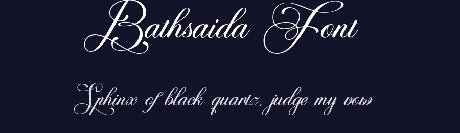 Bathsaida Font by Graphicxell — Script Handwritten Font — thumbnail 2