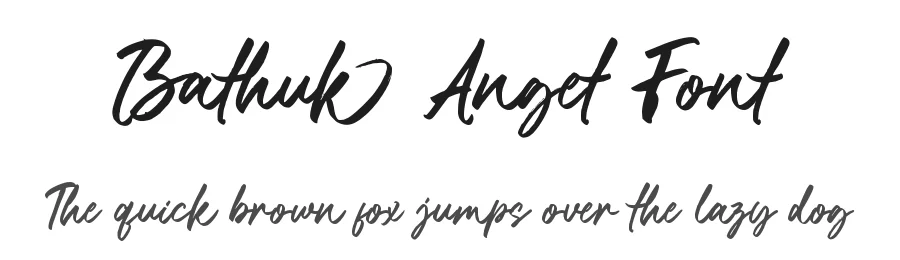 Bathuk Anget Font by GFRcreative — Script Handwritten Font