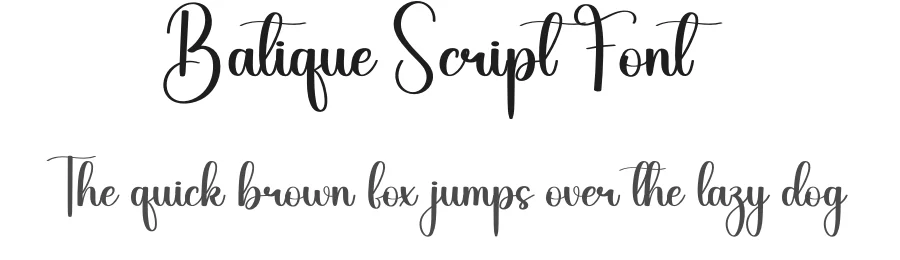 Batique Script Font by creativeletter — Script Handwritten Font