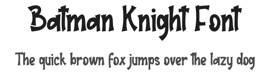 Batman Knight Font by creativeletter — Display Font