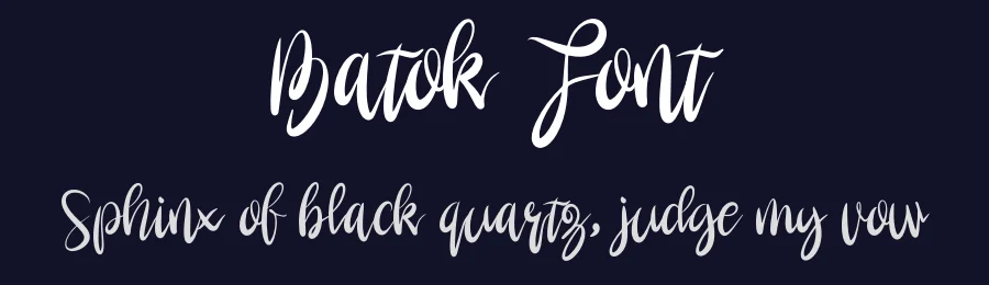 Batok Font by khalwastudio — Script Handwritten Font — thumbnail 2