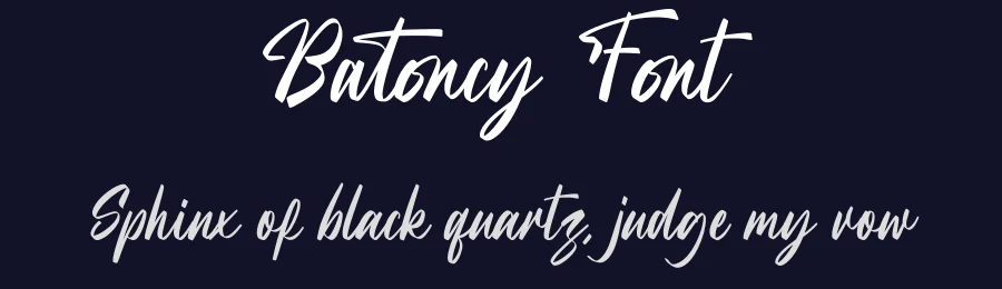 Batoncy Font by Rantautype — Script Handwritten Font — thumbnail 2