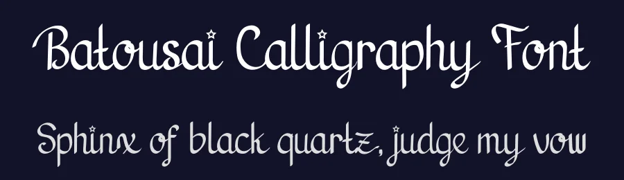 Batousai Calligraphy Font by chasim — Script Handwritten Font — thumbnail 2