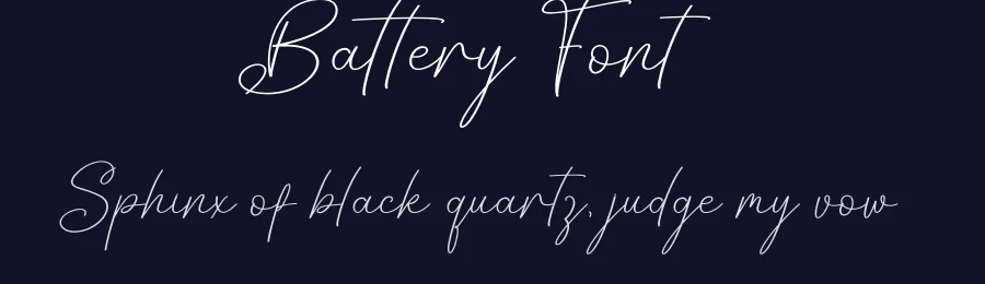 Battery Font by creativeletter — Script Handwritten Font — thumbnail 2