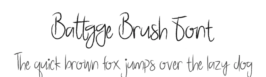 Battgge Brush Font by letterenastudios — Script Handwritten Font