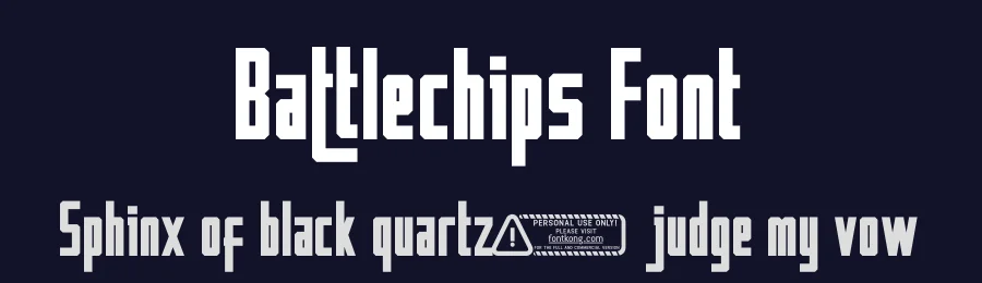 Battlechips Font by fontkong — Display Font — thumbnail 2