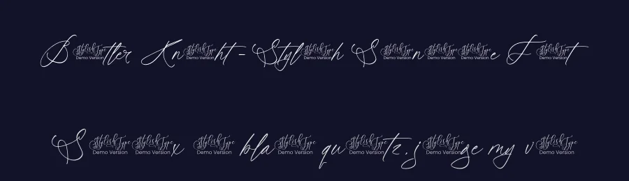 Battler Knight – Stylish Signature Font by stylishtype.co — Script Handwritten Font — thumbnail 2