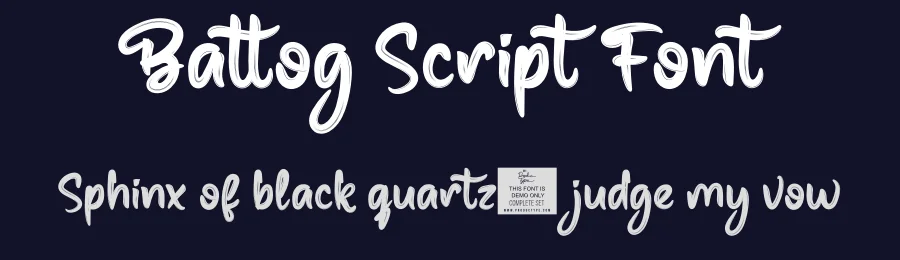 Battog Script Font by productype — Script Handwritten Font — thumbnail 2