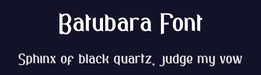 Batubara Font by noahtype — Display Font — thumbnail 2