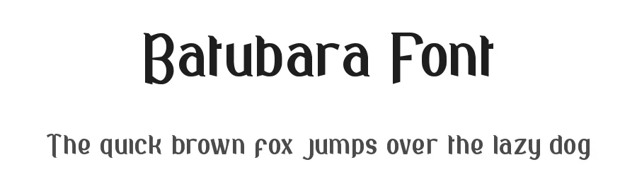Batubara Font by noahtype — Display Font