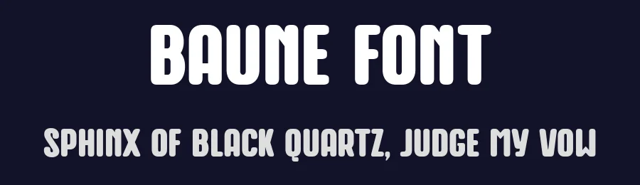 Baune Font by Pekotype — Sans Serif Font — thumbnail 2