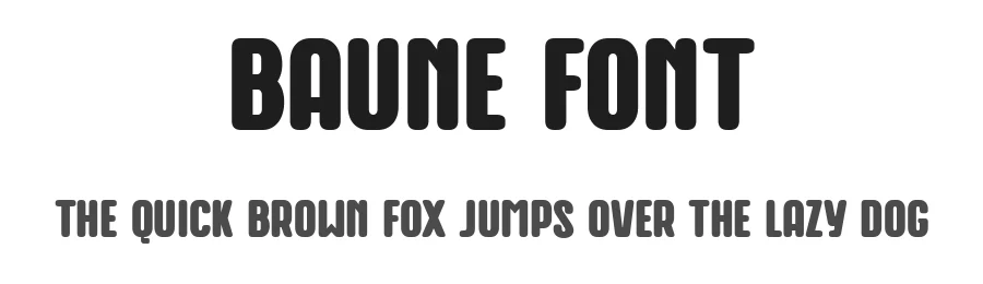 Baune Font by Pekotype — Sans Serif Font