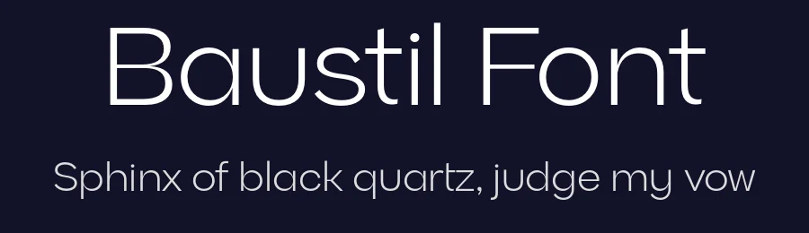 Baustil Font by Aspro Type — Sans Serif Font — thumbnail 2