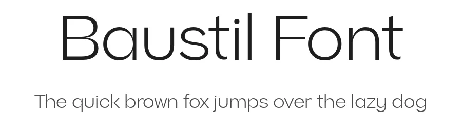 Baustil Font by Aspro Type — Sans Serif Font