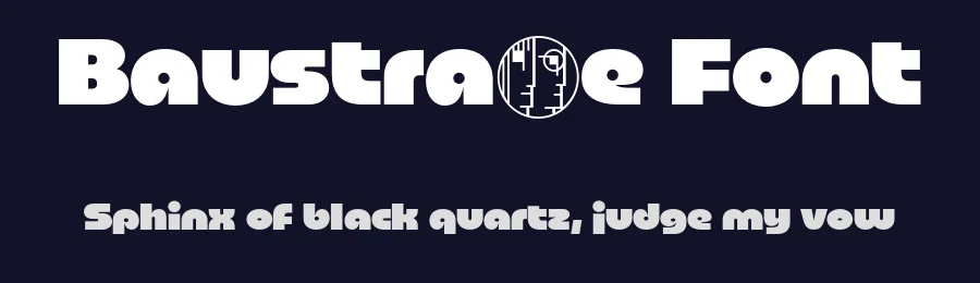 Baustraße Font by FANTASIA Type — Sans Serif Font — thumbnail 2