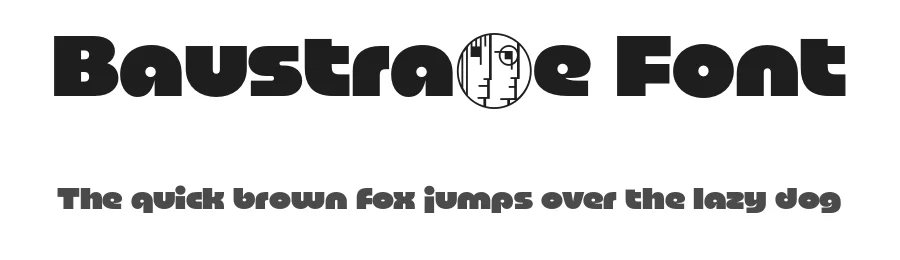 Baustraße Font by FANTASIA Type — Sans Serif Font