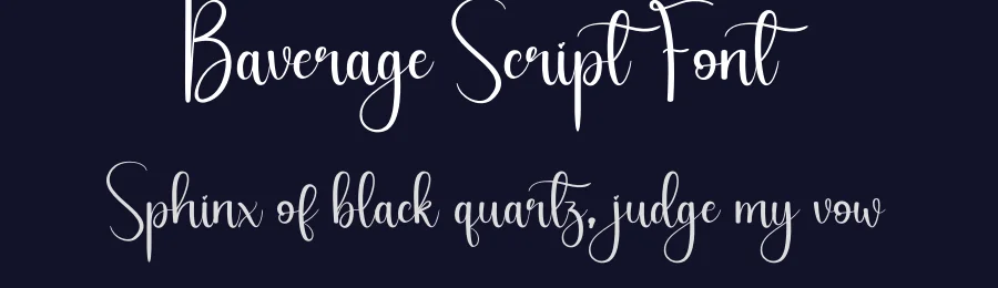 Baverage Script Font by andikastudio — Script Handwritten Font — thumbnail 2
