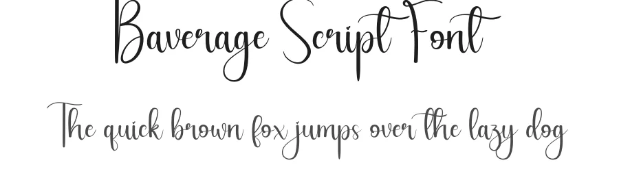 Baverage Script Font by andikastudio — Script Handwritten Font