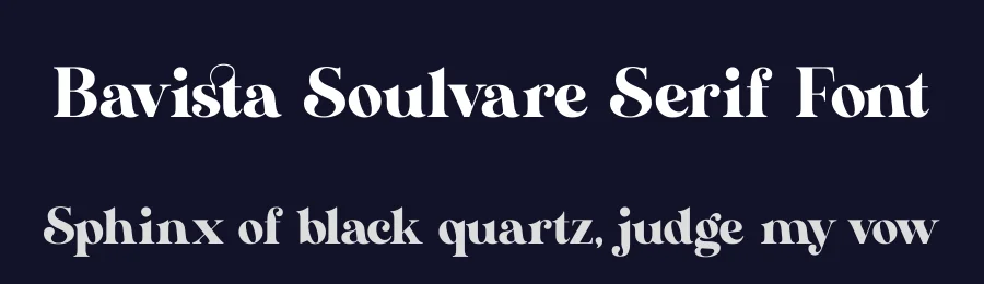 Bavista Soulvare Serif Font by Aluyeah Studio — Serif Font — thumbnail 2