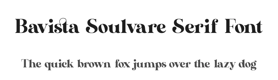 Bavista Soulvare Serif Font by Aluyeah Studio — Serif Font