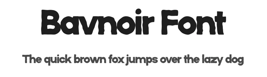 Bavnoir Font by MaikoHatta — Display Font