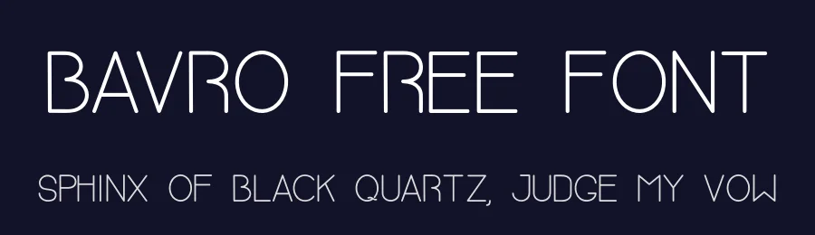 Bavro Free Font by FGD FONTS & DESIGN — Sans Serif Font — thumbnail 2