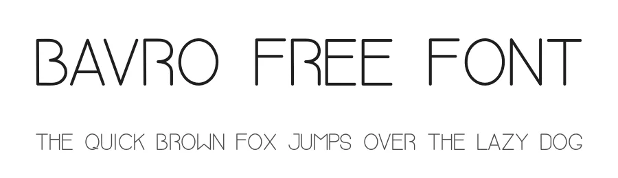 Bavro Free Font by FGD FONTS & DESIGN — Sans Serif Font