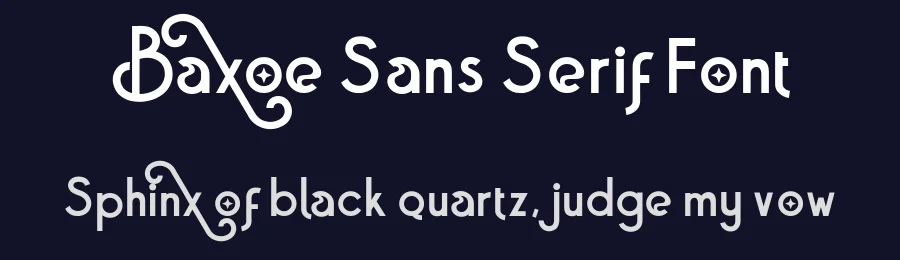 Baxoe Sans Serif Font by 160 Std — Sans Serif Font — thumbnail 2