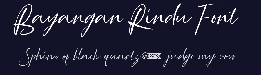 Bayangan Rindu Font by nihstudio — Script Handwritten Font — thumbnail 2
