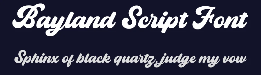 Bayland Script Font by Letterhend — Script Handwritten Font — thumbnail 2