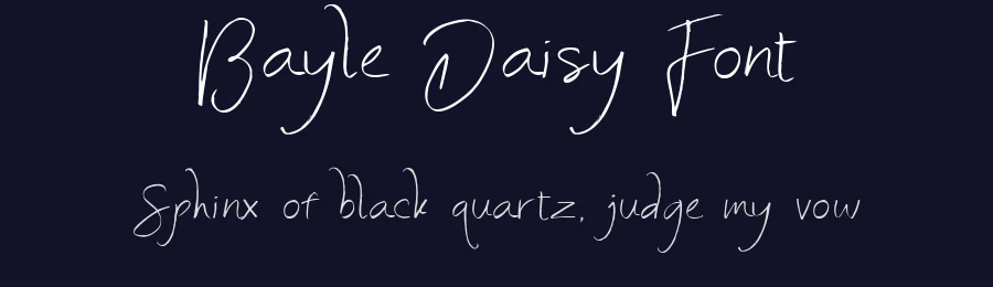 Bayle Daisy Font by madeDeduk — Script Handwritten Font — thumbnail 2