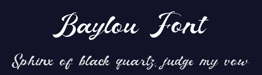 Baylou Font by Dhabee — Script Handwritten Font — thumbnail 2