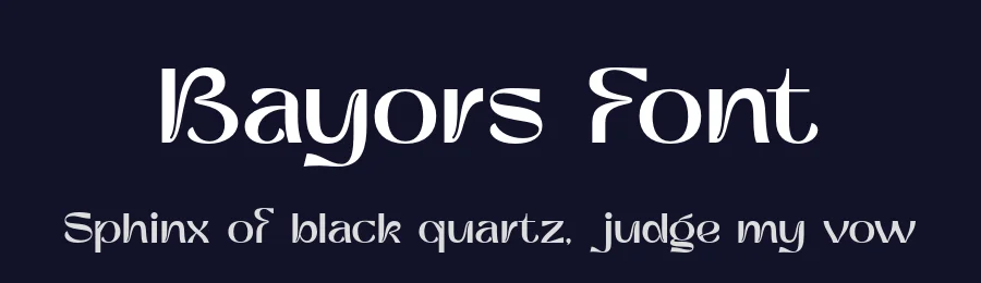 Bayors Font by Ekahermawan — Sans Serif Font — thumbnail 2