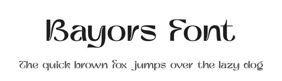 Bayors Font by Ekahermawan โ Sans Serif Font