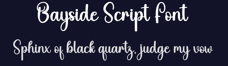 Bayside Script Font by creativeletter — Script Handwritten Font — thumbnail 2